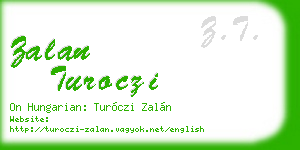 zalan turoczi business card